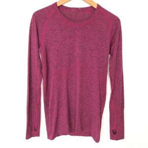 Lululemon Swiftly Purple Ling Sleeves 10
